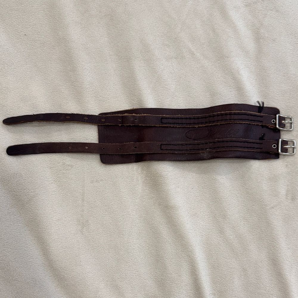 Leather Wrist-Wallet Cuff